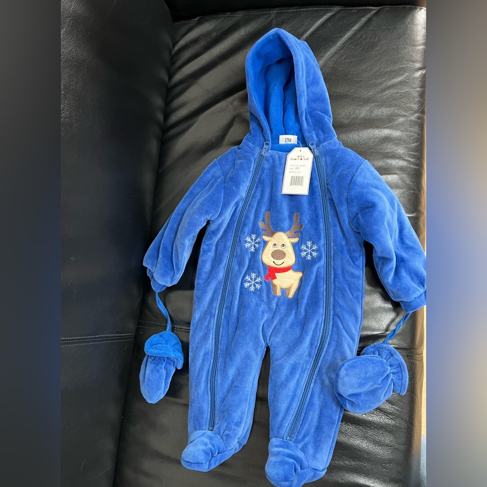 Sweet & soft baby snowsuit